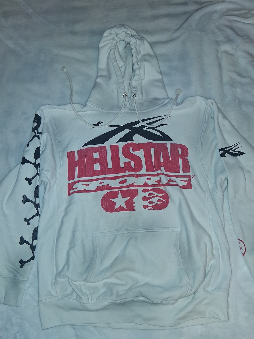 Hellstar Sports Wh If You Dont Like Us Beat Us Hoodie Size Large